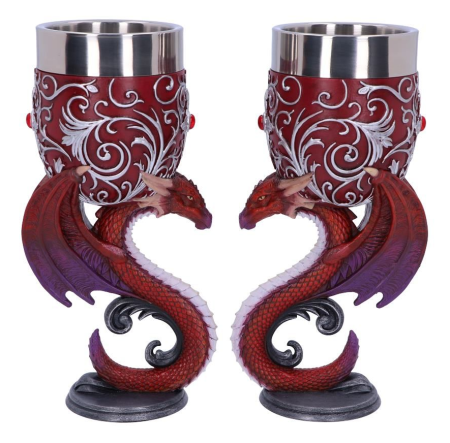 Dragons Devotion Goblets (Pair of Loving Cups)